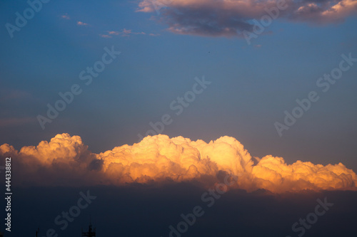 Sunset in the clouds