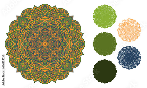 3d Layered Mandala SVG. Mandala Multilayer Cut File, Five layers. Multilayer elements for paper cutting or machine cutting– 3d SVG Flowers