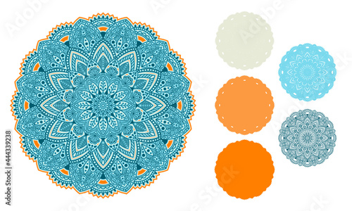 3d Layered Mandala SVG. Mandala Multilayer Cut File, Five layers. Multilayer elements for paper cutting or machine cutting– 3d SVG Flowers