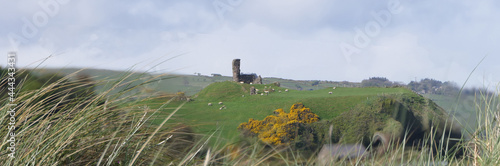 Panoramic photo of Glenariff And Cushendall Castle in Co Antrim Northern Ireland photo