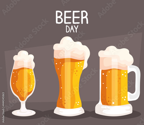 beer day drinks poster