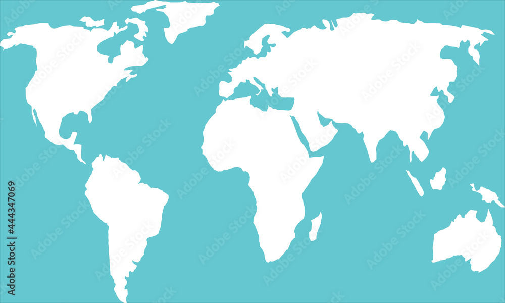 Obraz premium Vector world map. 