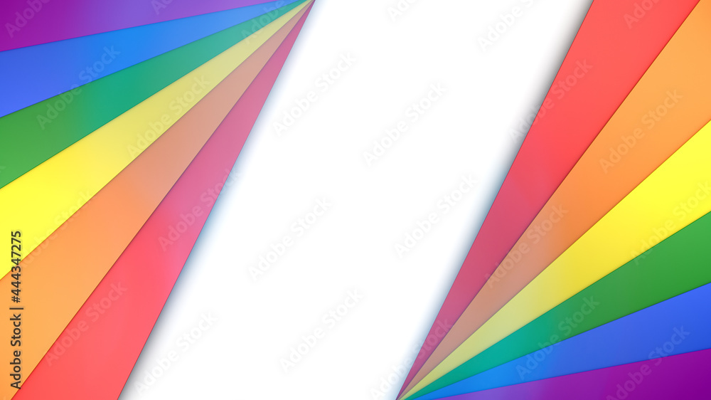 Background with the colors of the pride flag. 3D illustration. Background with the colors of the pride flag. 3D illustration.