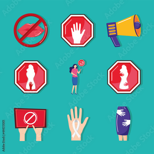 nine sexual harassment icons