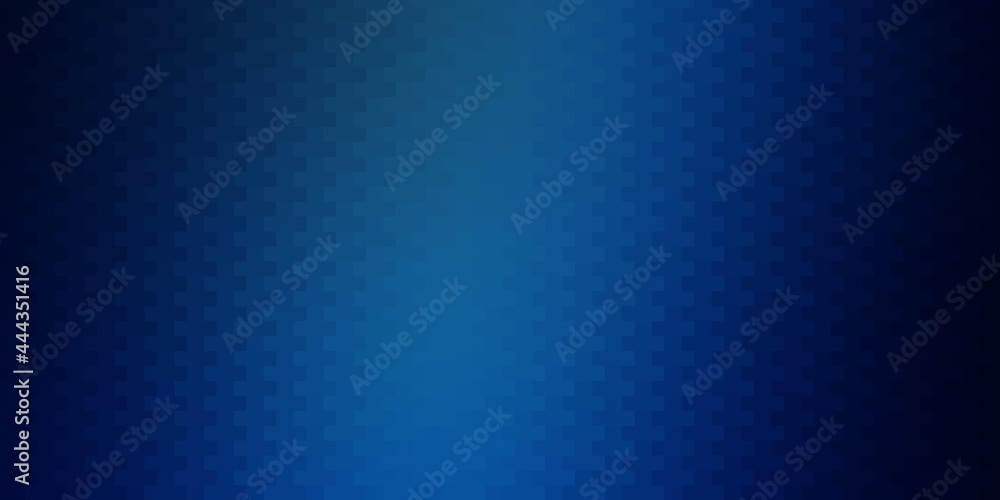 Dark BLUE vector pattern in square style.