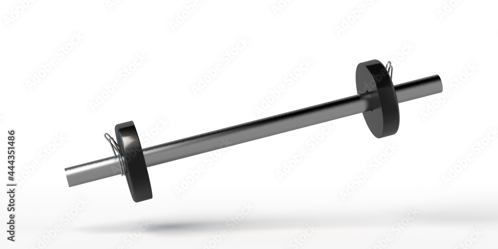 Background with barbell. Sport and fitness after work. Exercise in the gym. Workout. 3d illustration. Background with barbell. Sport and fitness after work. Exercise in the gym. Workout. 3d illustration.
