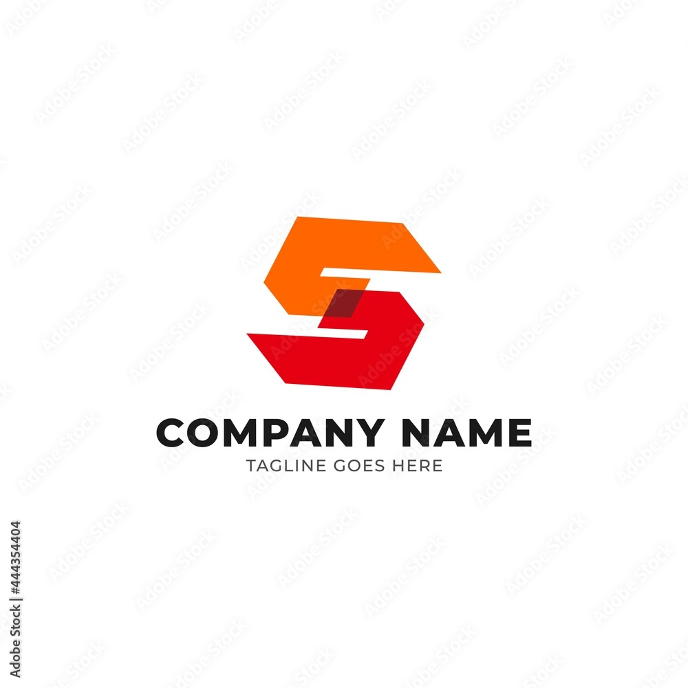 Letter S logo with modern concept vector illustration. Letter S logo with modern concept vector illustration.
