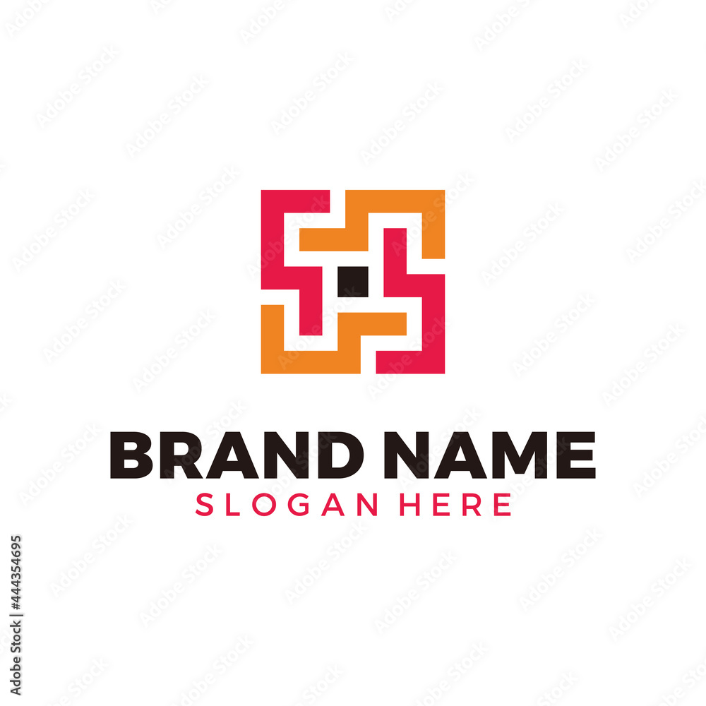 The logo or symbol of the letter s that forms a monogram. suitable for business or graphic needs about it. The logo or symbol of the letter s that forms a monogram. suitable for business or graphic needs about it.