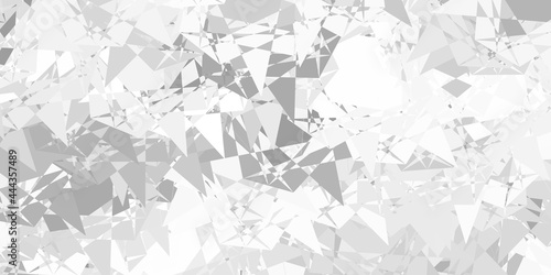 Light Gray vector background with polygonal forms.