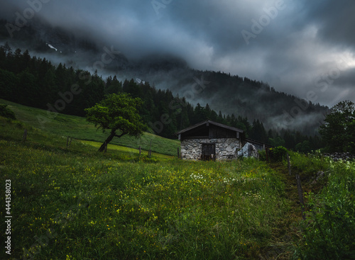 house in the mountains