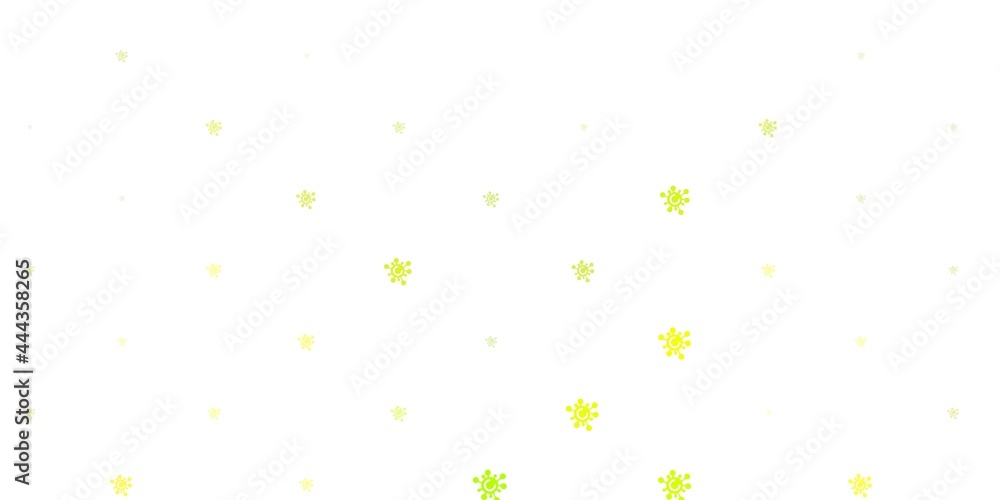 Light Green, Red vector background with covid-19 symbols. Light Green, Red vector background with covid-19 symbols.
