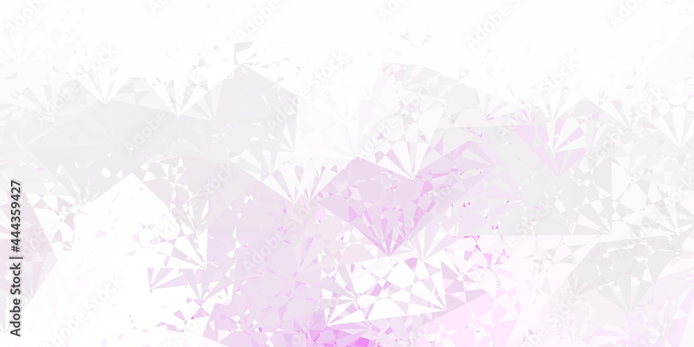 Light Purple vector layout with triangle forms.