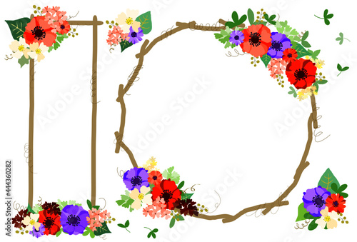 フラワーアレンジメント　アネモネ