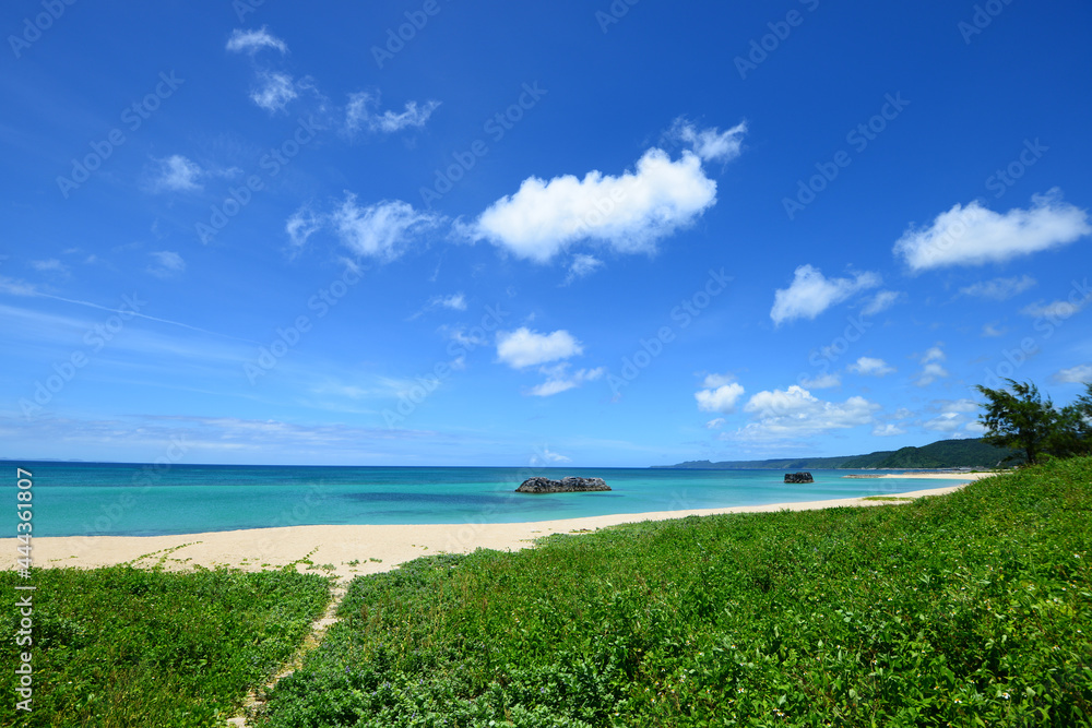 沖縄　美しい海　癒やし