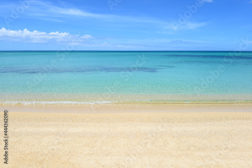 沖縄　美しい海の風景　プライベートビーチ
