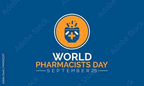 World pharmacists day observed on september each year. Banner, poster, card, background design. Always trusted for your health.