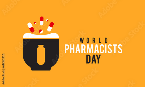 World pharmacists day observed on september each year. Banner, poster, card, background design. Always trusted for your health.