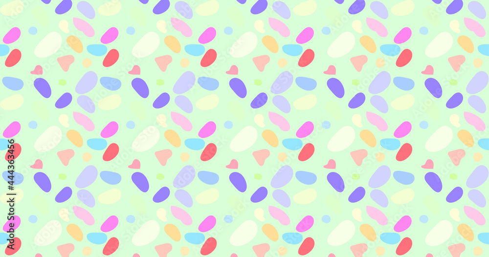 modern abstract small polka dot seamless pattern background. seamless colorful dot pattern with different grunge effect rounded spots. Vector illustration