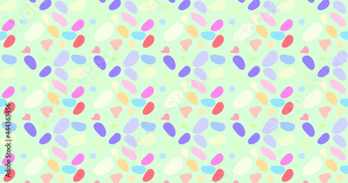 modern abstract small polka dot seamless pattern background. seamless colorful dot pattern with different grunge effect rounded spots. Vector illustration