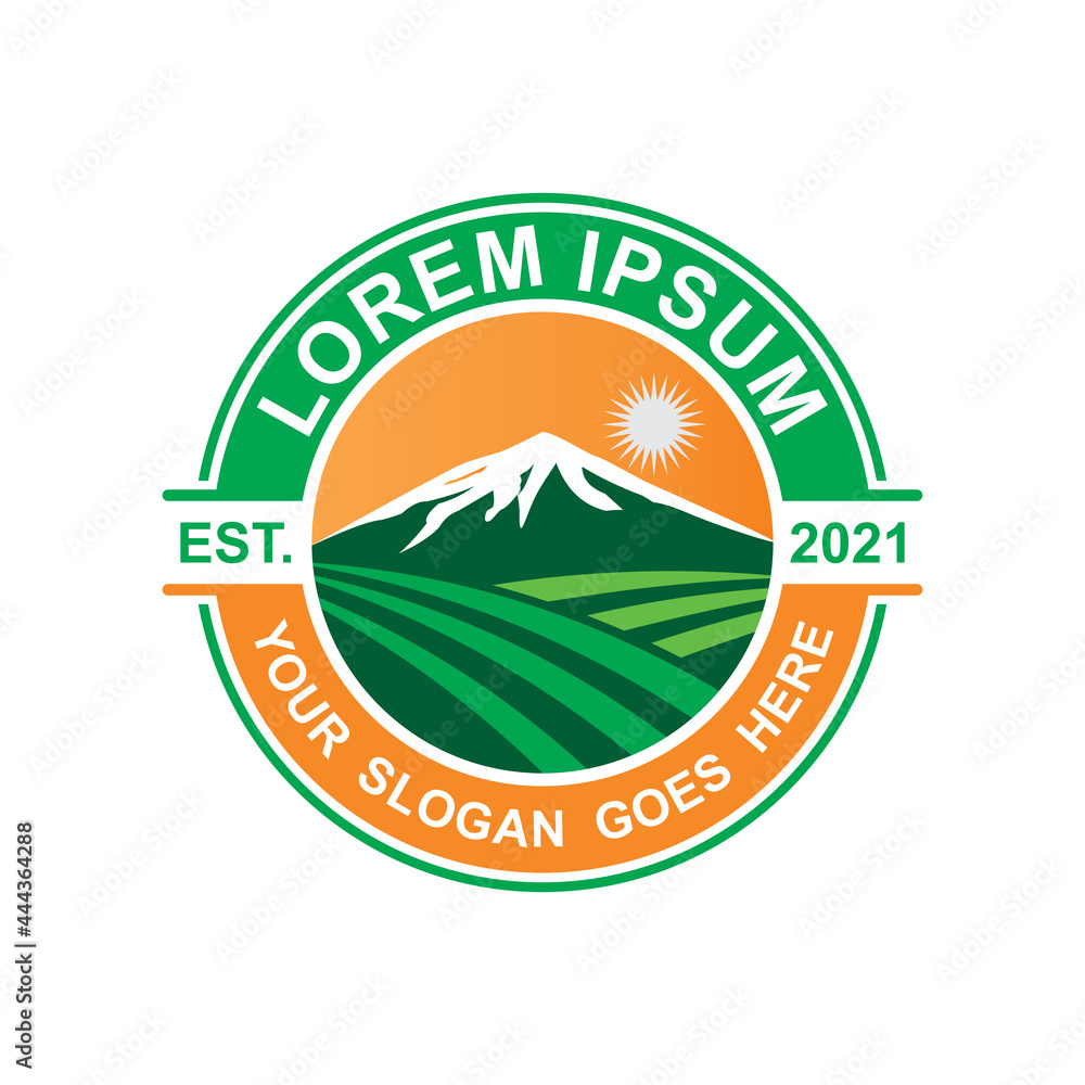 farm logo , nature logo vector farm logo , nature logo vector