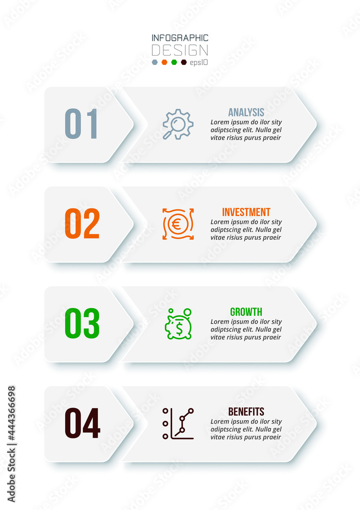 Business work flow infographic template. Business work flow infographic template.