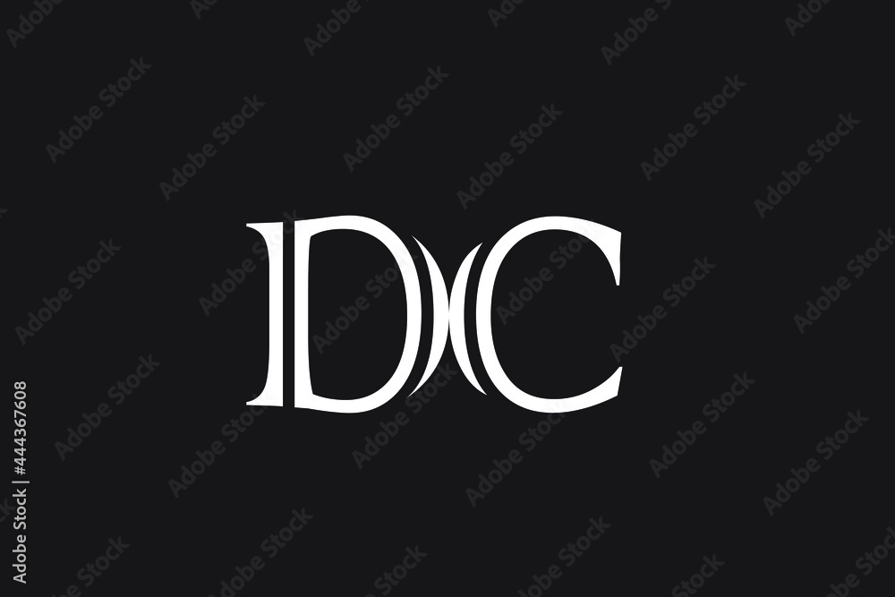 Initial Letter DC Logo Design Initial Letter DC Logo Design