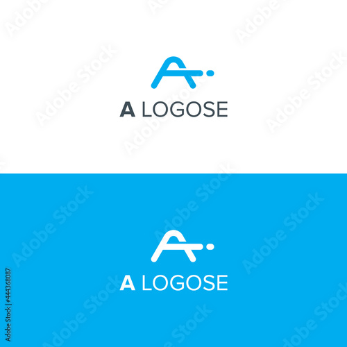modern a letter logo letter a logo design
