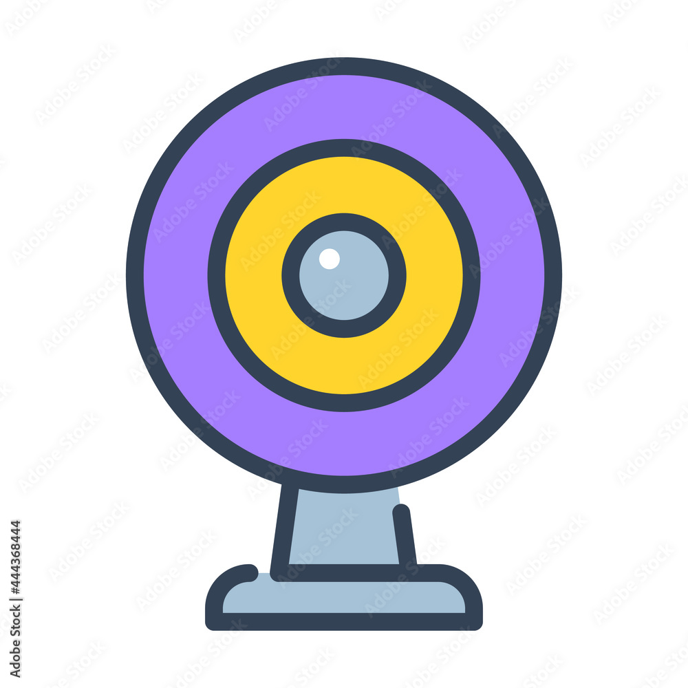 Web Cam vector Icon- Modern style high quality vector illustration. Web Cam vector Icon- Modern style high quality vector illustration.