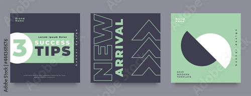 company social media post design template