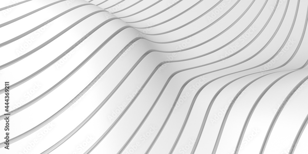 Obraz premium White abstract liquid wavy background