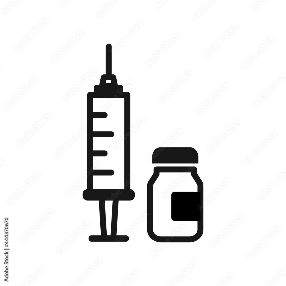 vaccine icon vector design illustration vaccine icon vector design illustration
