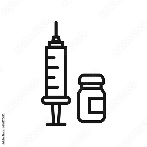 vaccine icon vector design illustration