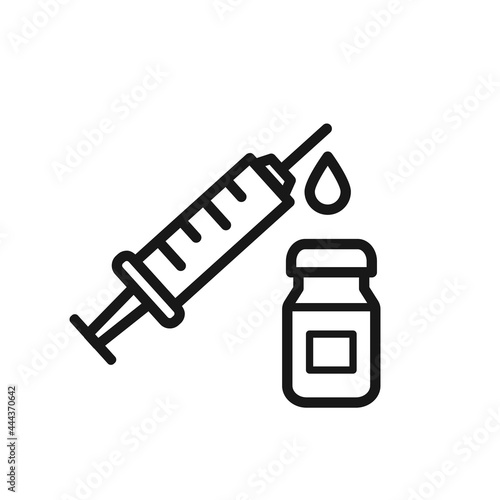 vaccine icon vector design illustration