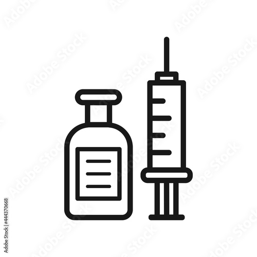 vaccine icon vector design illustration