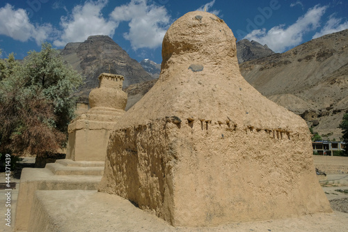 Tabo  India - June 2021  Views of the Tabo Monastery in Tabo village on July 1  2021 in Spiti valley  Himachal Pradesh  India.