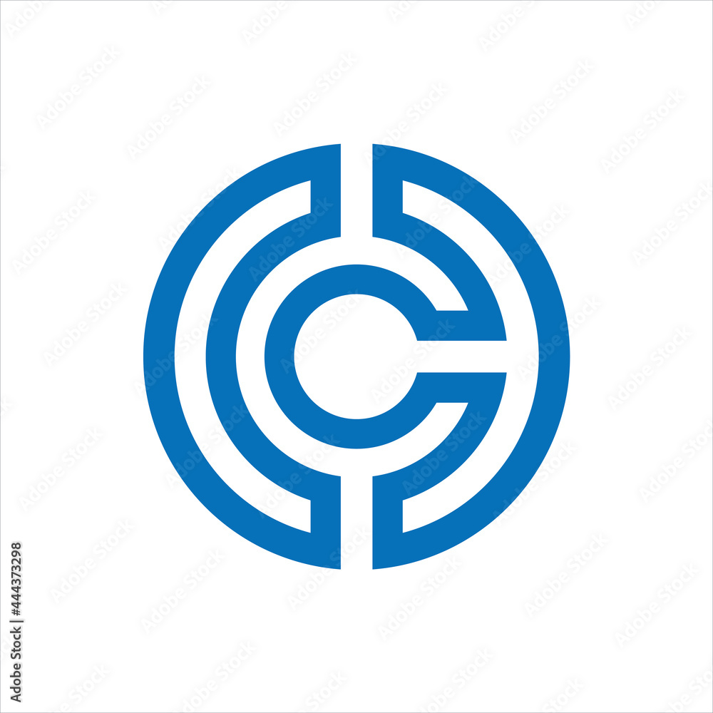 simple creative vector initial cc logo design simple creative vector initial cc logo design