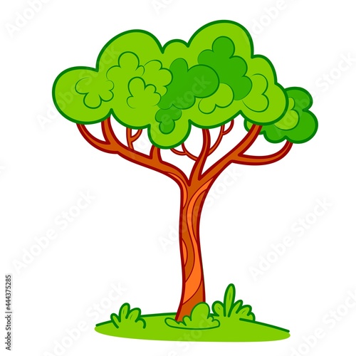 Cute tree cartoon