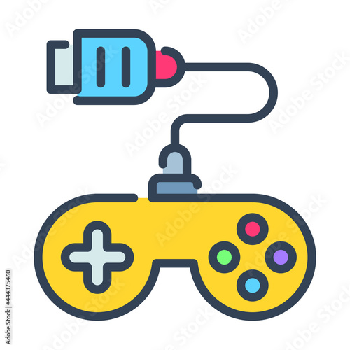 Gamepad vector Icon- Modern style high quality vector illustration.