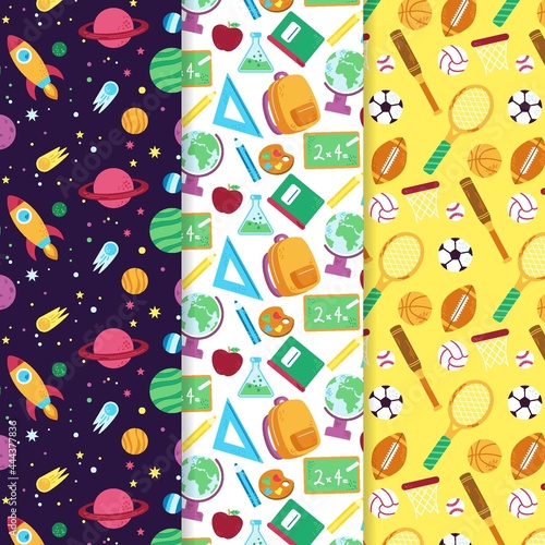 Back School Pattern Collection_3 © Farie
