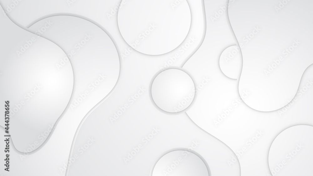 Abstract modern white geometric abstract shape with futuristic concept background Abstract modern white geometric abstract shape with futuristic concept background