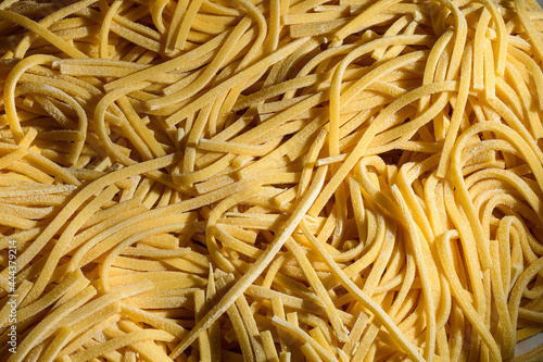 Fresh traditional pasta from Naples photo