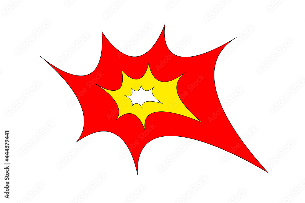Boom icon. Cartoon illustration Boom icon. Cartoon illustration