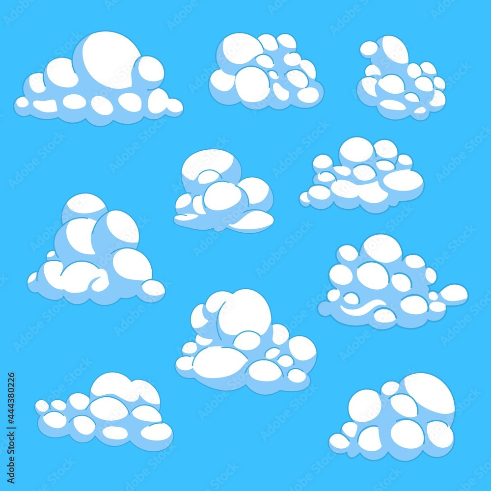 Cartoon Cloud Collection