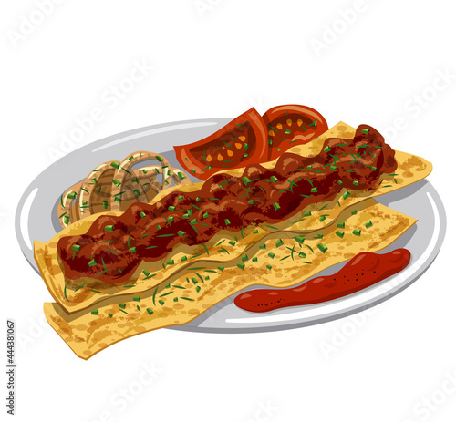 traditional turkish adana kebab