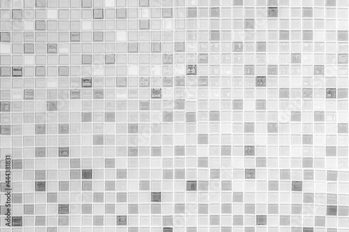 White pattern ceramic tiles wall for background and used interior design