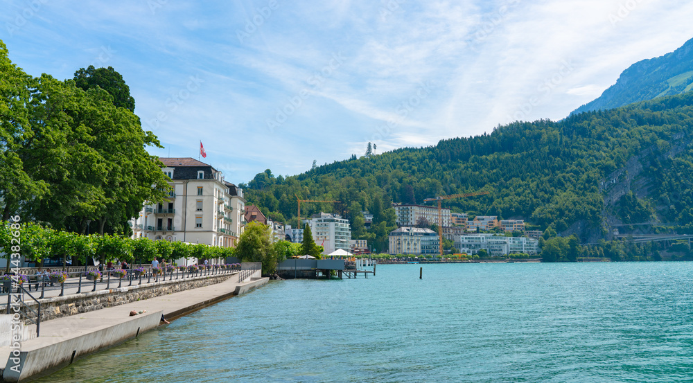 Town of Brunnen, Switzerland