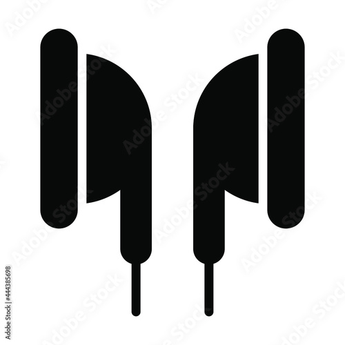 handsfree vector Icon-  Glyph style high quality vector illustration.
