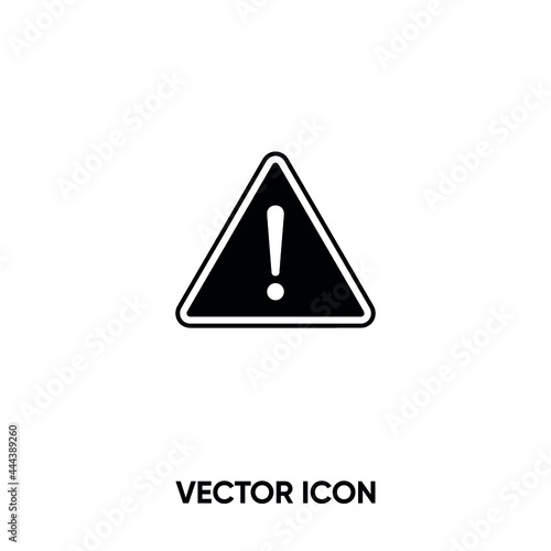 Danger vector icon. Modern, simple flat vector illustration for website or mobile app.Warning symbol, logo illustration. Pixel perfect vector graphics 