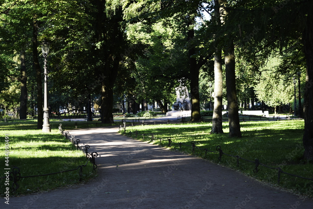 alley in the park alley in the park