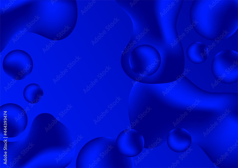 Fototapeta Abstract 3d liquid background for presentation design with modern corporate concept